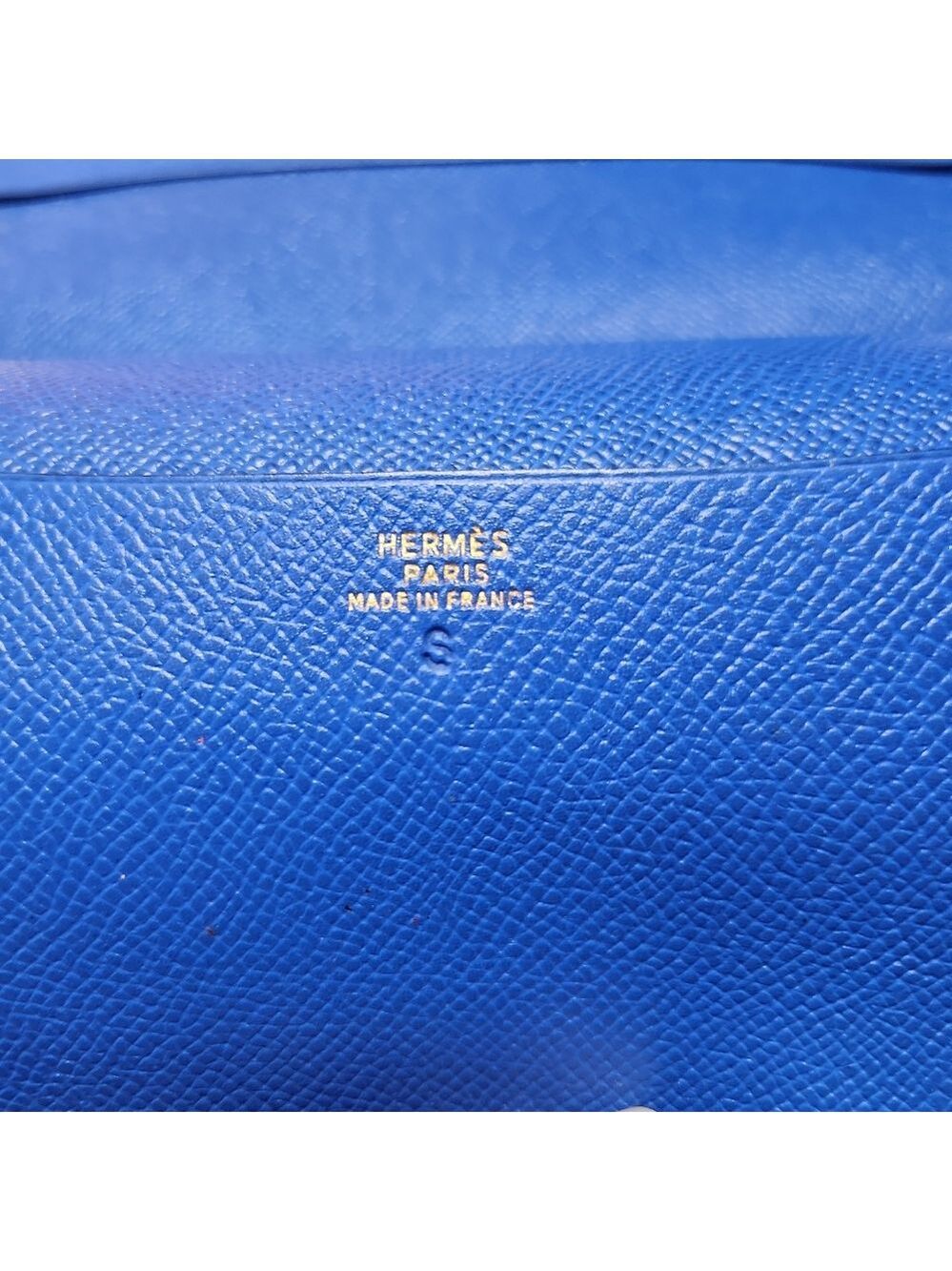 HERMES Agenda(BiG) PM Day Planner Notebook Cover Leather Blue - Picture 4 of 16
